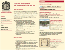 Tablet Screenshot of geschichtsverein-bietigheim-bissingen.de